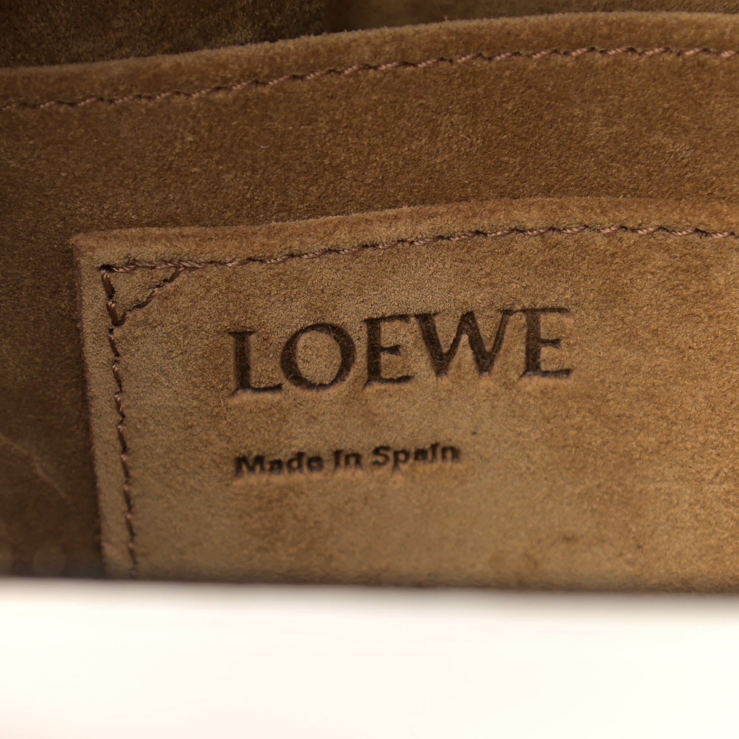 Loewe Calfskin Gate Crossbody Bag Ghost Light Ghost 6 of 11