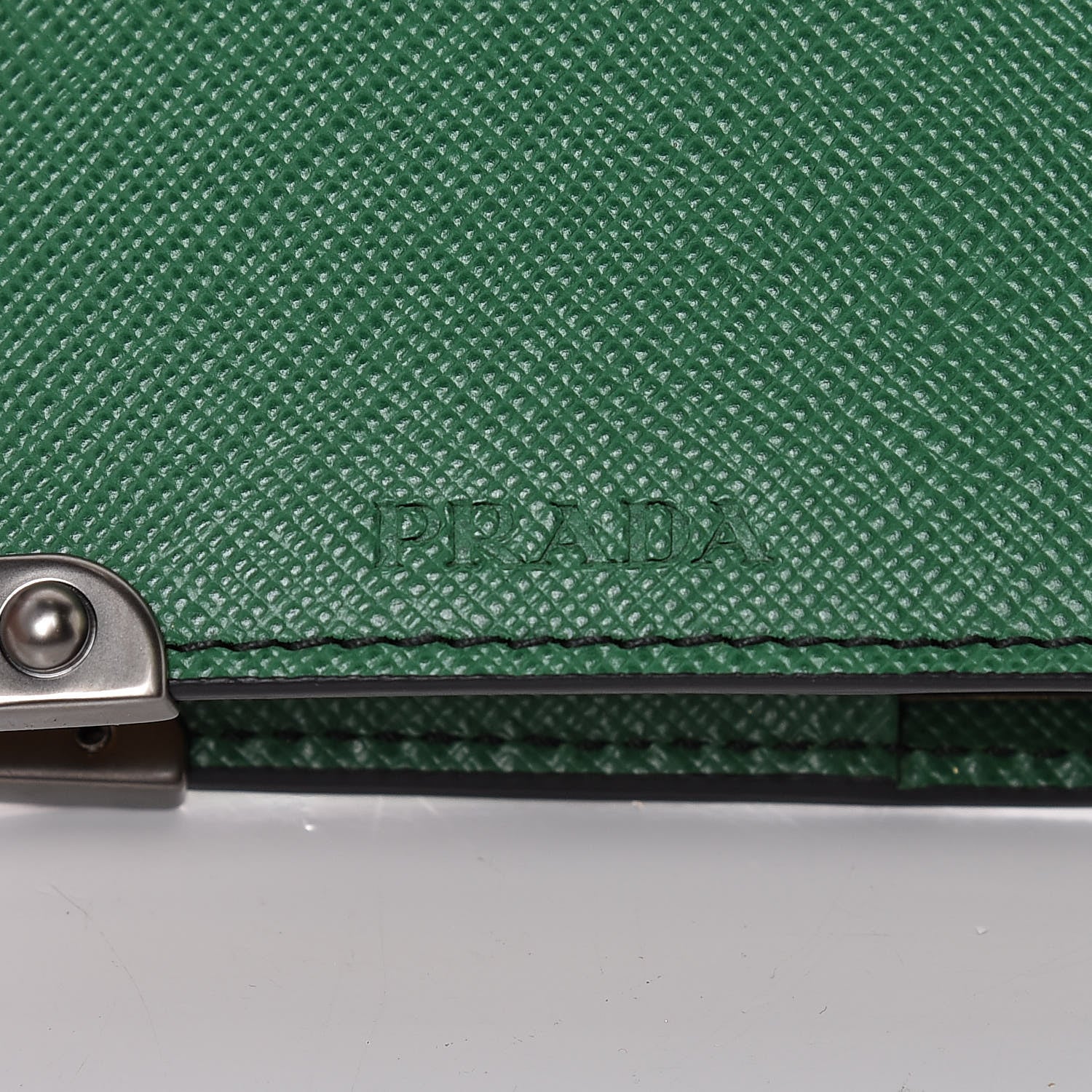 Prada Saffiano Cahier Trick Notebook Biliardo Black 7 of 8