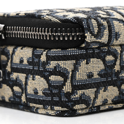 Christian Dior Oblique Pouch Navy Blue 11 of 12