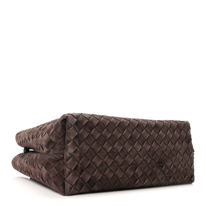 Bottega Veneta Suede Intrecciato Medium Andiamo Shoulder Bag Fondant 4 of 9