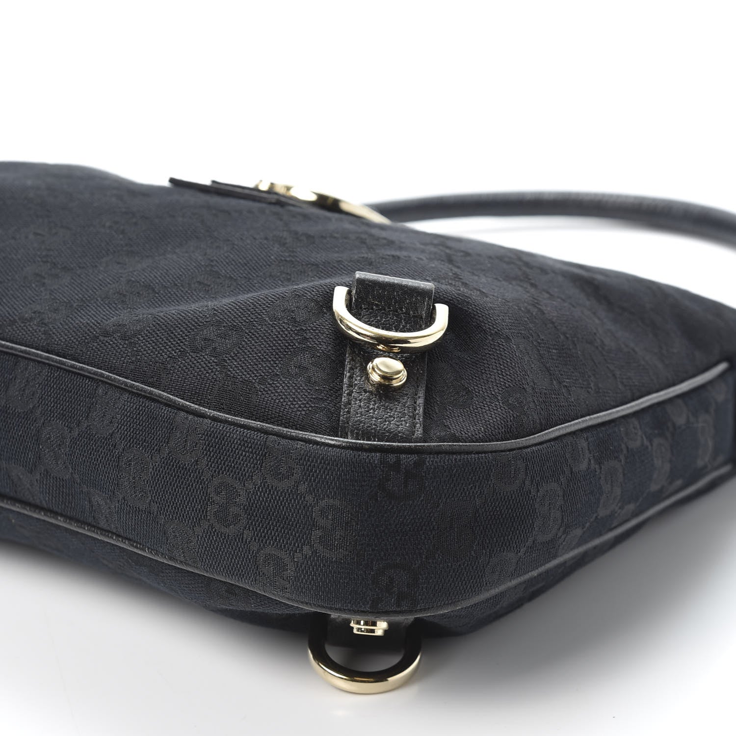 Gucci Monogram Medium Abbey D Ring Hobo Black 6 of 10