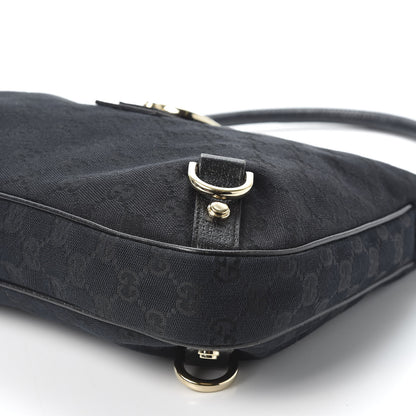 Gucci Monogram Medium Abbey D Ring Hobo Black 6 of 10