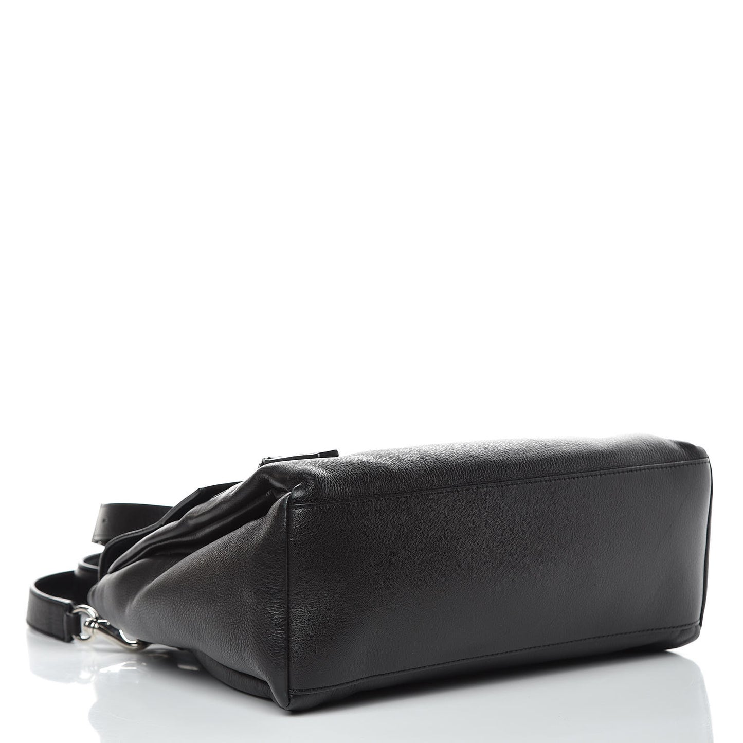Calfskin Small Pandora Pure Flap Bag Black