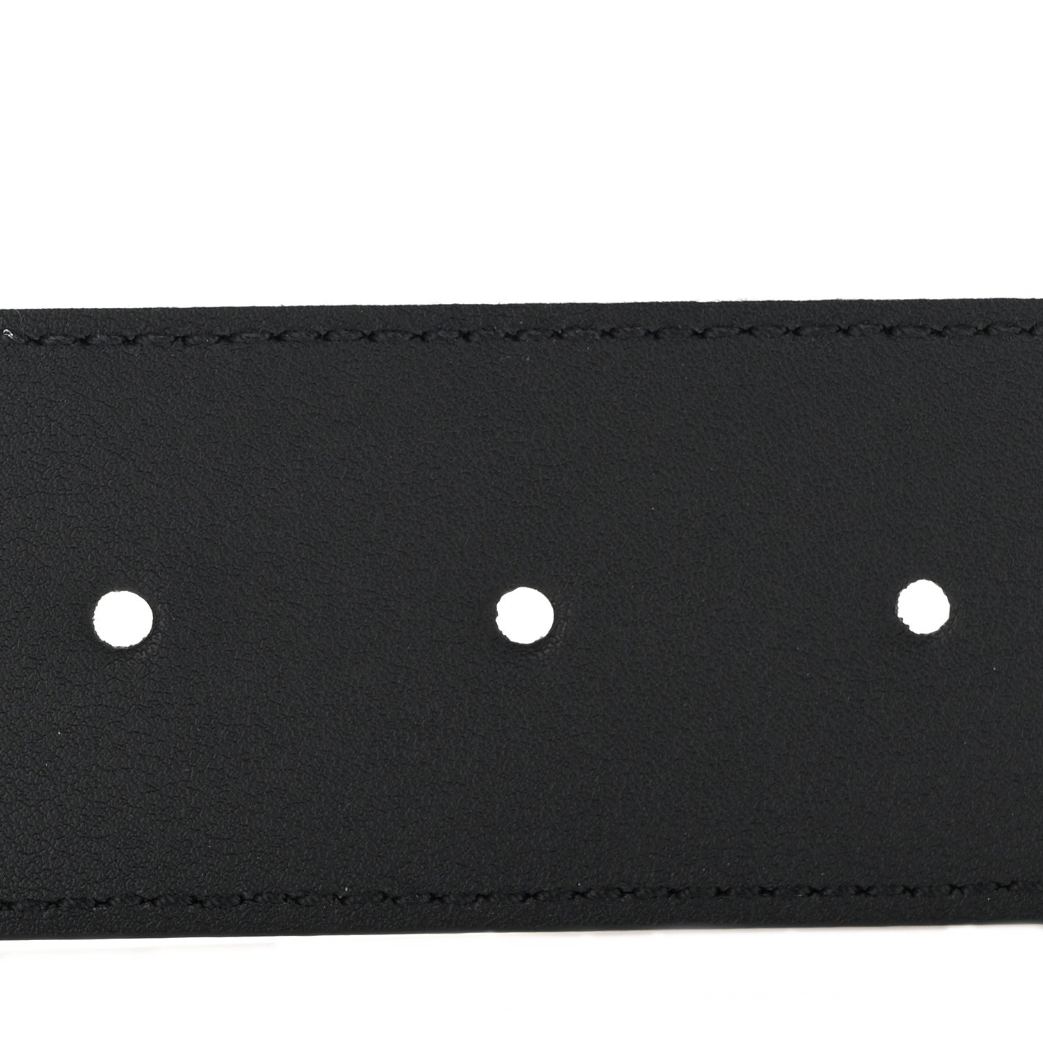 Gucci Moon Calfskin Pearl Double G 40mm Belt 90 36 Black Cream 4 of 6