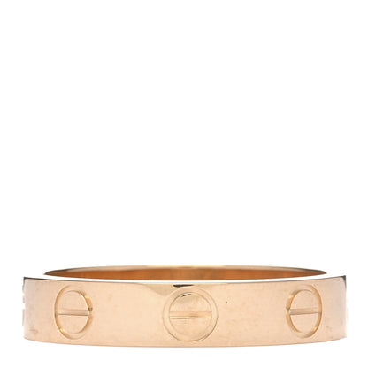 Cartier 18K Yellow Gold 3.5mm LOVE Wedding Band Ring 49 4.75 3 of 5