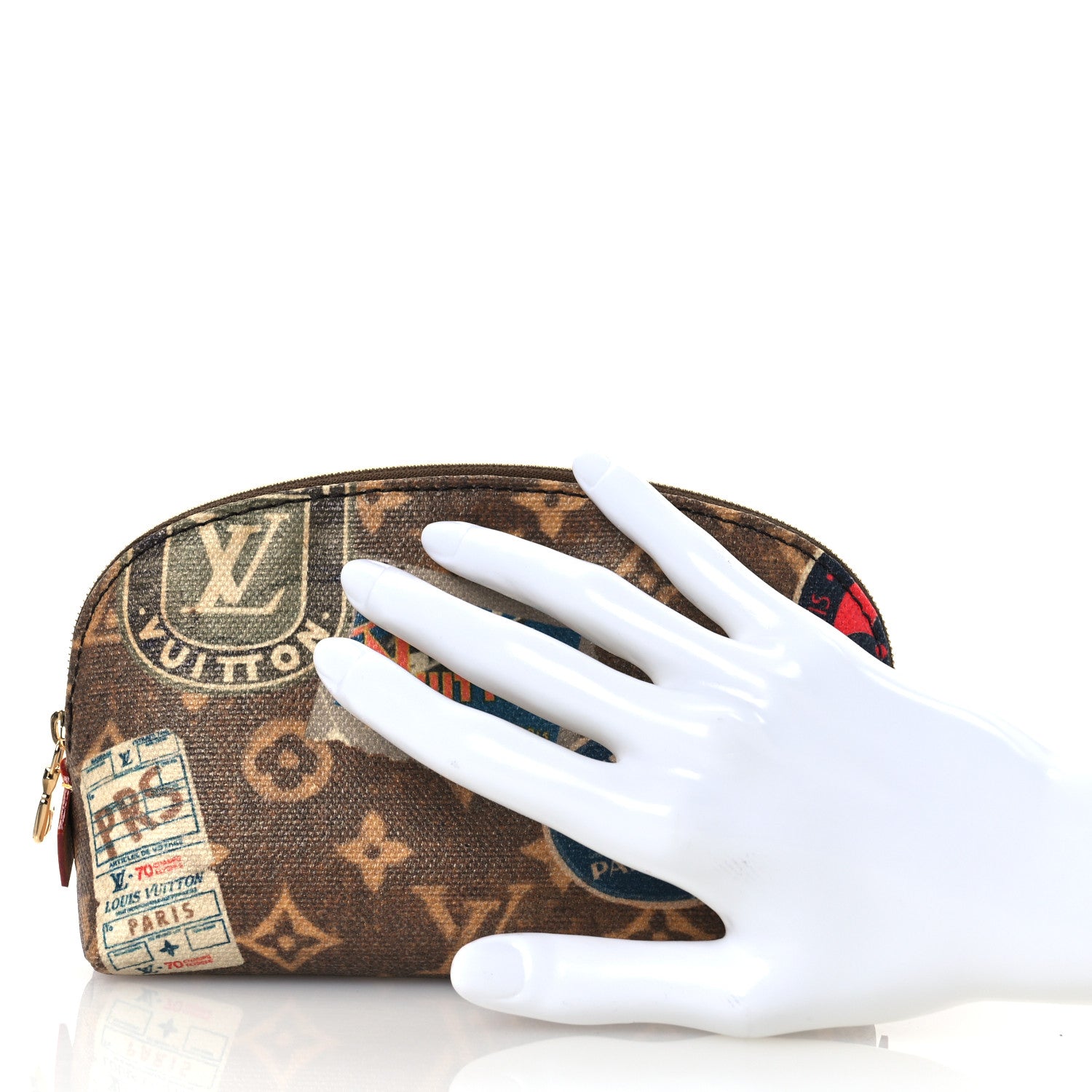 Louis Vuitton Monogram Flight Mode Cosmetic Pouch 2 of 7