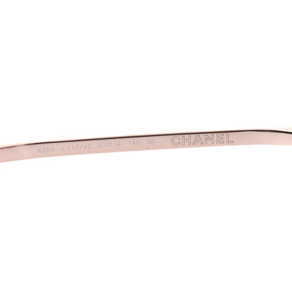 Chanel 18K Pilot Summer Sunglasses 4223 Pink Gold 6 of 8
