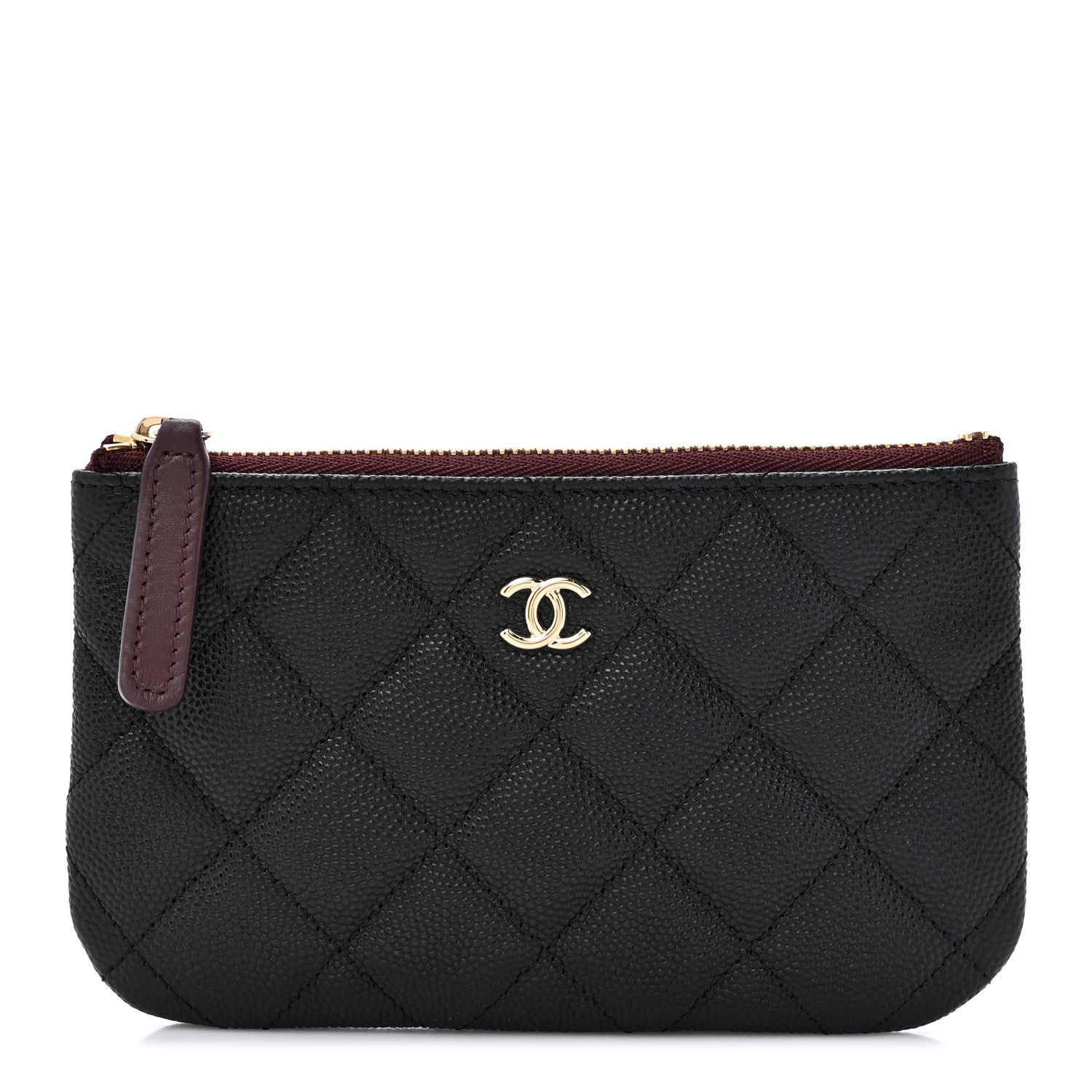 Chanel Caviar Quilted Small Cosmetic Case Black 1 of 8