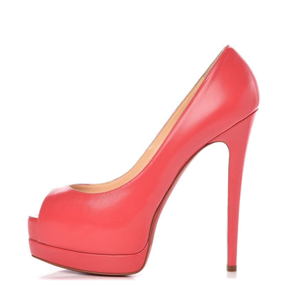 Christian Louboutin Kid Palais Royal 140 Pumps 38.5 Framboisine 1 of 10