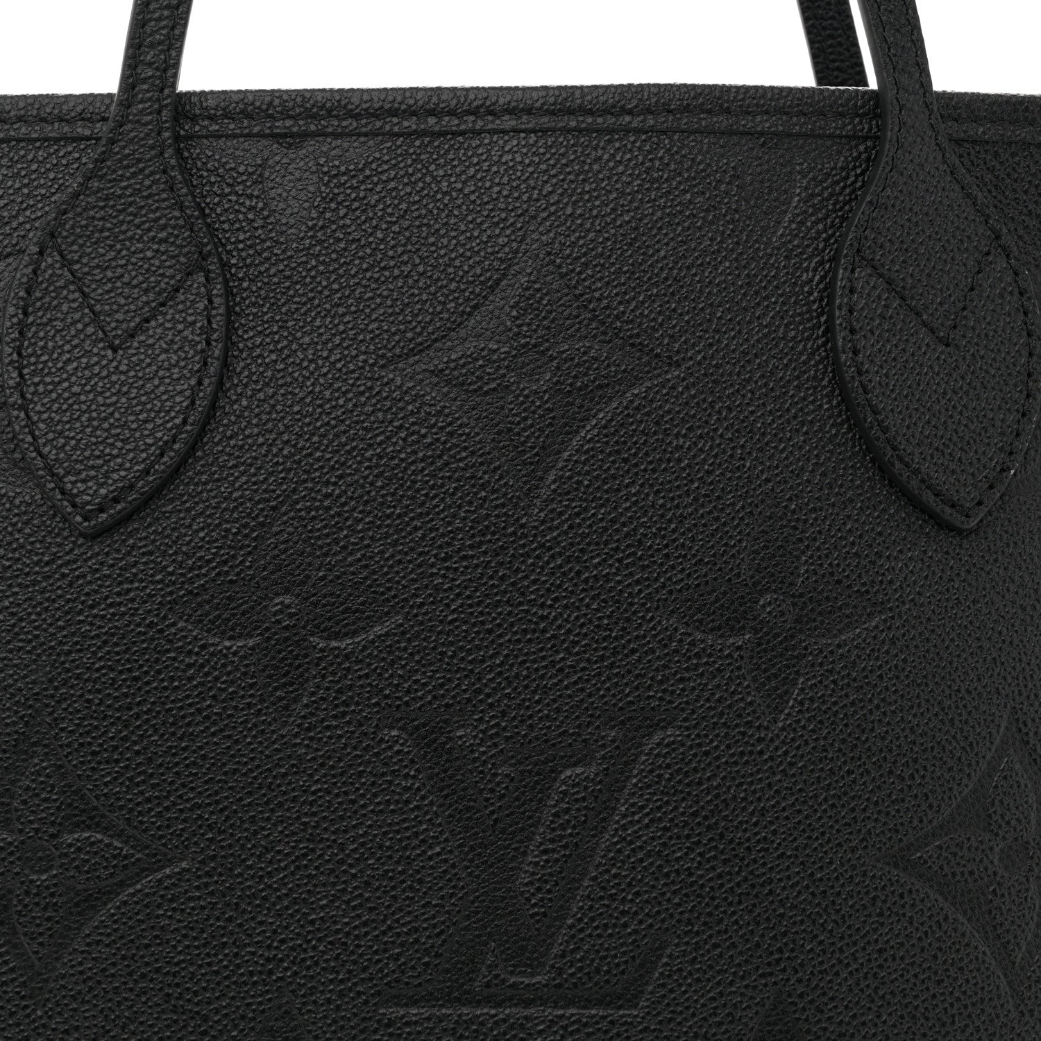 Louis Vuitton Empreinte Monogram Giant Neverfull MM Black 9 of 12