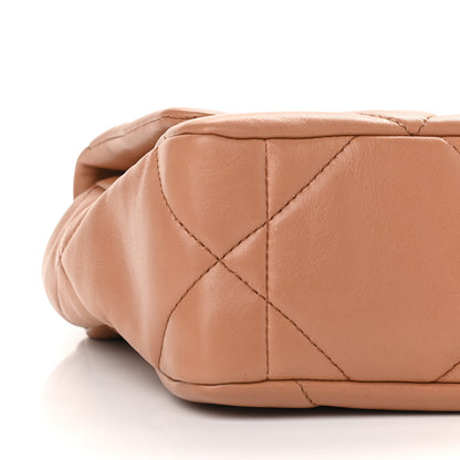 Chanel Lambskin Quilted Medium Chanel 19 Flap Brown 8 of 9