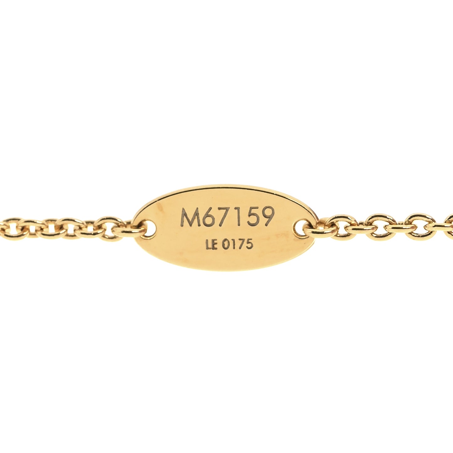 LV And Me Letter B Bracelet Gold