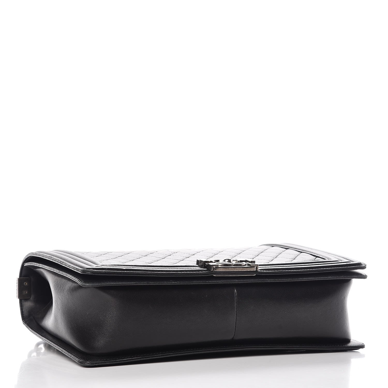 Chanel Lambskin Quilted Large Boy Flap Black 4 of 16