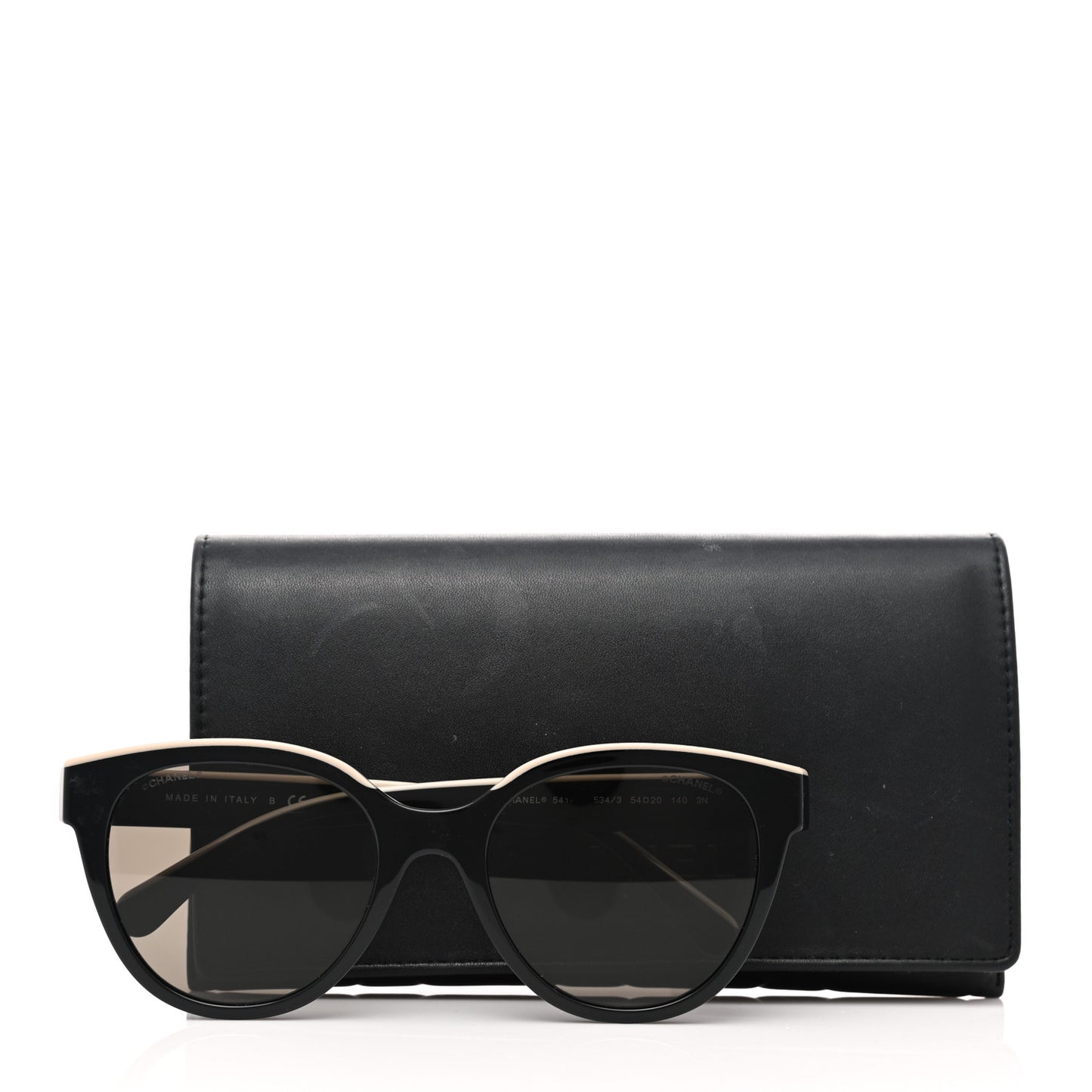 Acetate CC Butterfly Sunglasses 5414 Black Beige
