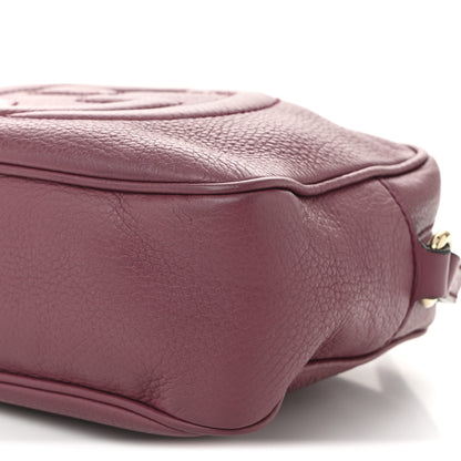 Gucci Pebbled Calfskin Small Soho Disco Bag Peonia Flower 10 of 10