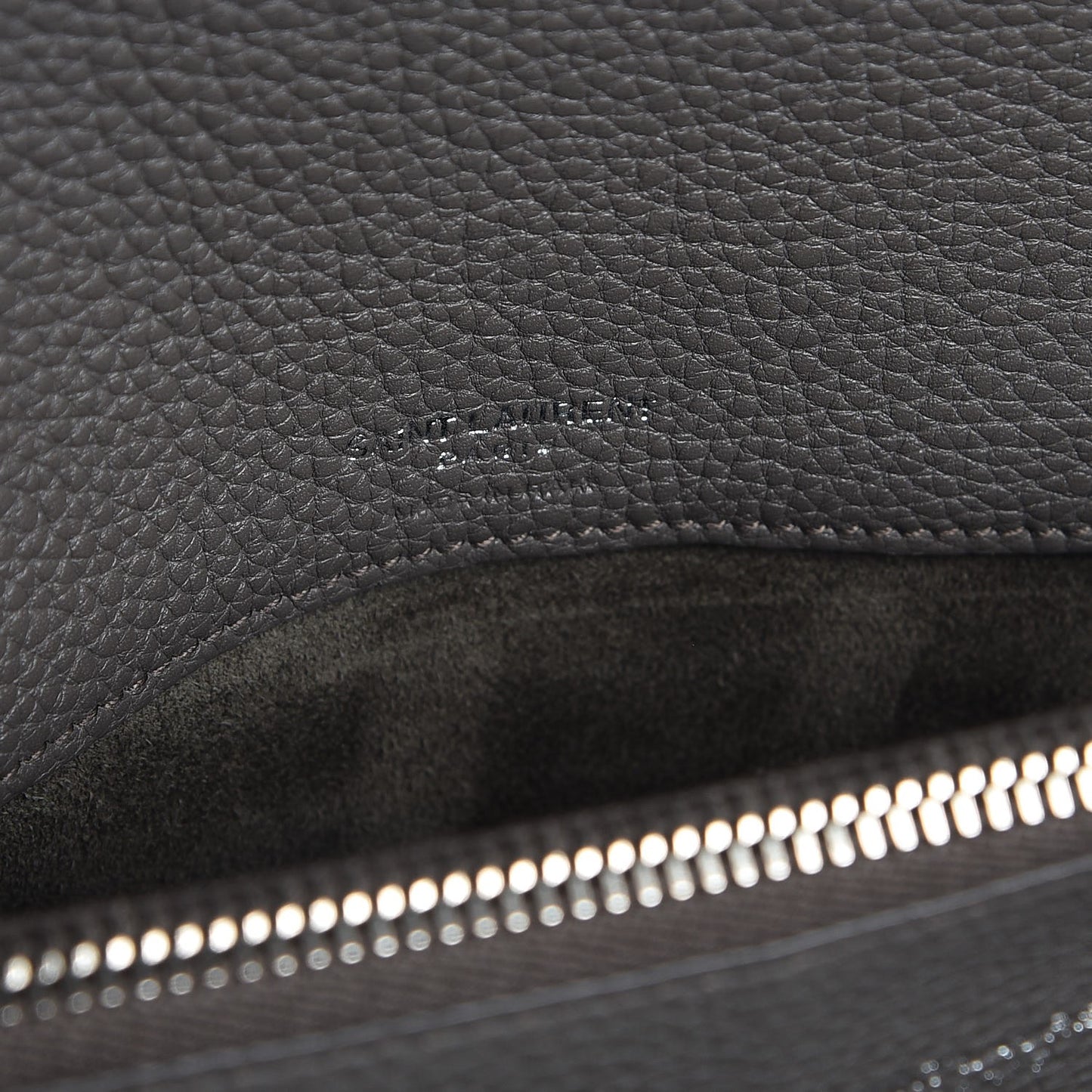 Grained Calfskin Medium Supple Sac De Jour Kaki Militaire
