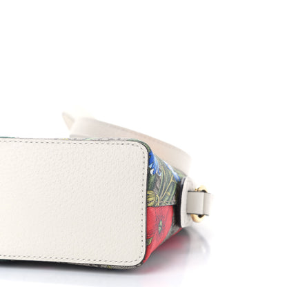 Gucci GG Supreme Monogram Flora Web GG Small Ophidia Dome Shoulder Bag White 9 of 9