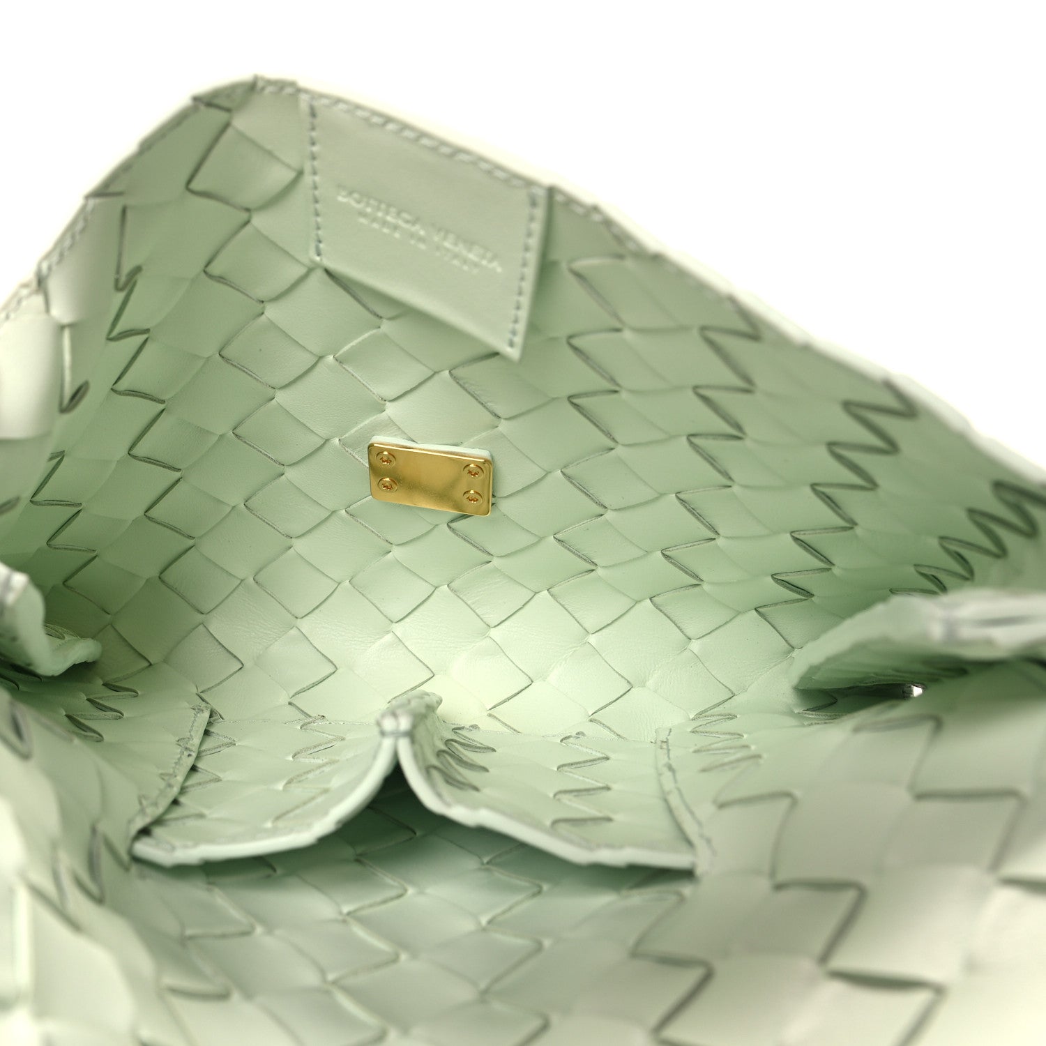 Bottega Veneta Nappa Intrecciato Envelope Pouch Glacier 5 of 10