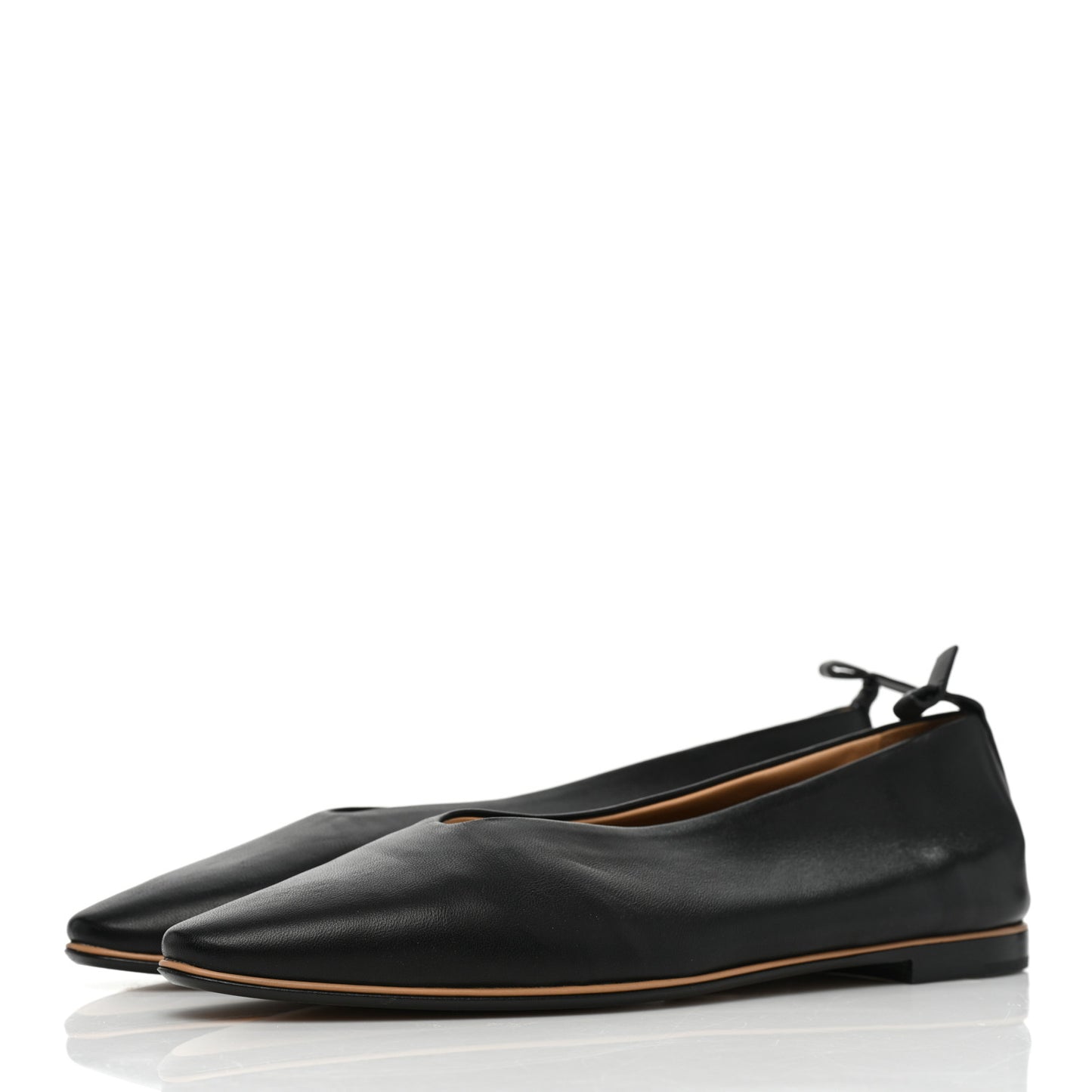 Nappa Almond Flats 35 Black
