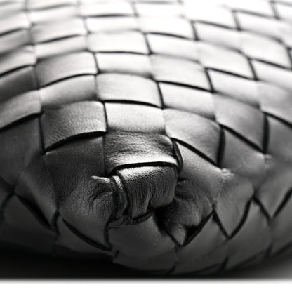Bottega Veneta Calfskin Intrecciato Small Hop Black 9 of 10