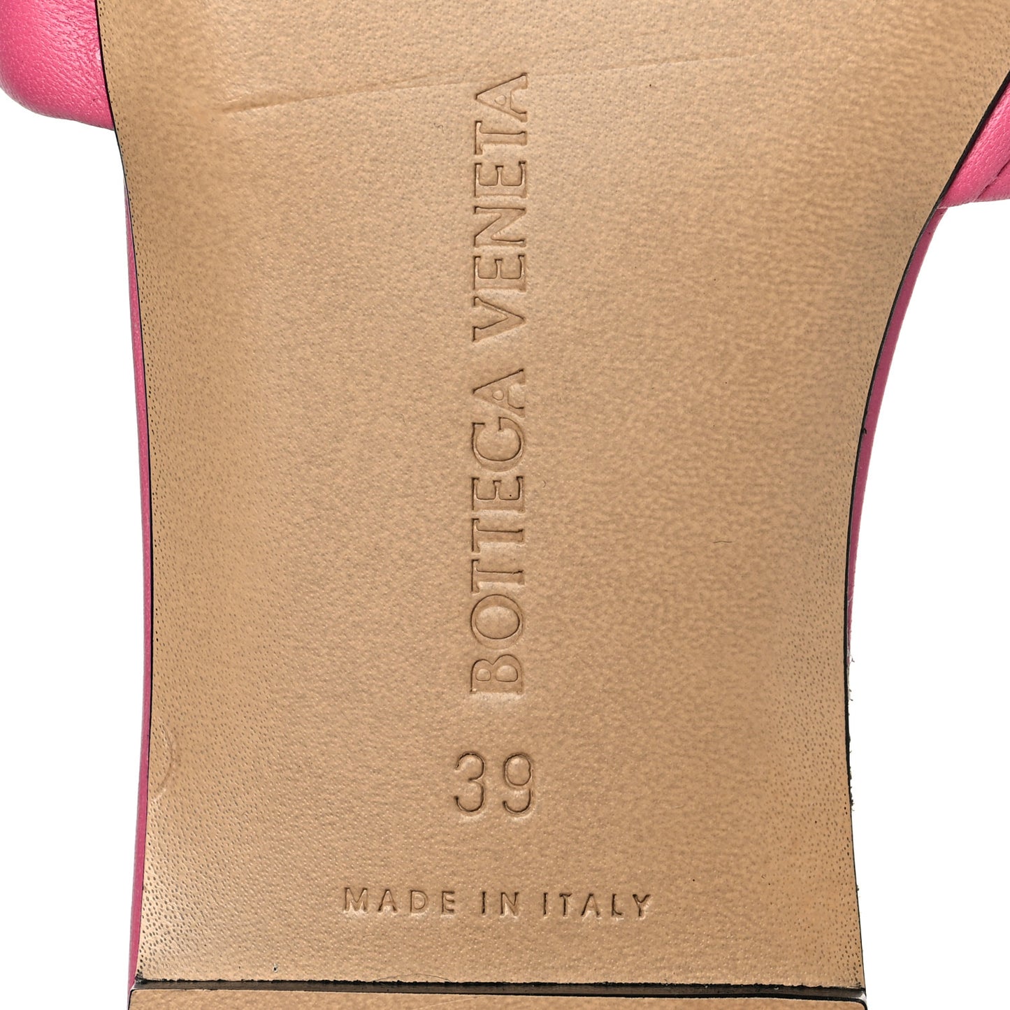 Nappa Matelasse Padded Flat Sandals 39 Azalea