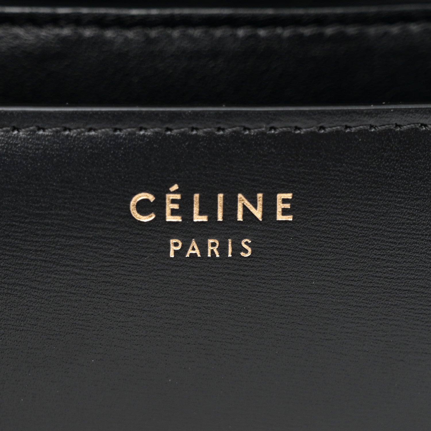 Celine Box Calfskin Medium Classic Box Flap Bag Black 6 of 10