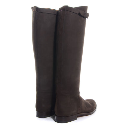 Hermes Nubuck Bardigiano Boots 37.5 4 of 9