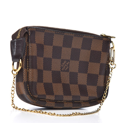 Louis Vuitton Damier Ebene Mini Pochette Accessories 3 of 8