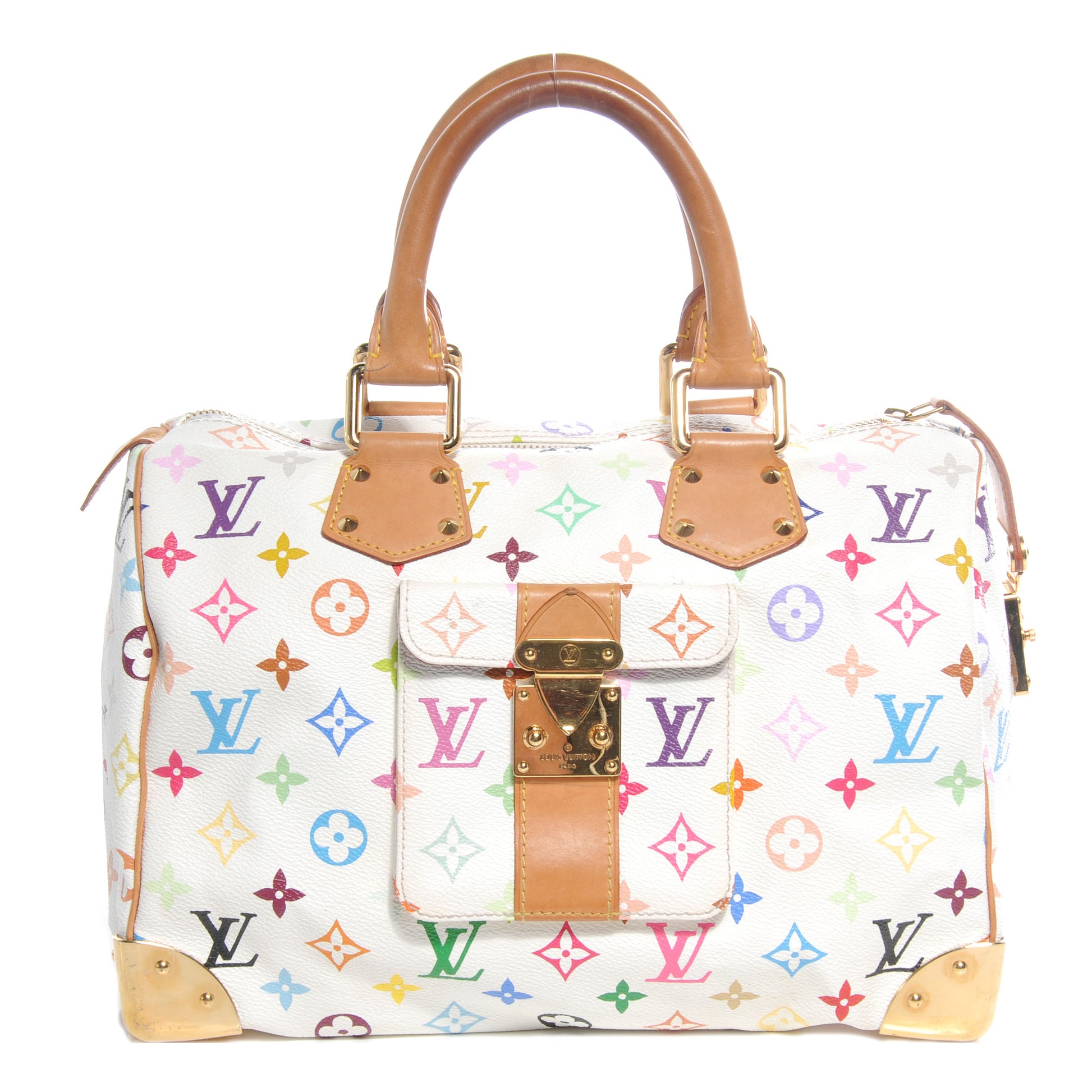 Louis Vuitton Monogram Multicolor Speedy 30 White 1 of 7