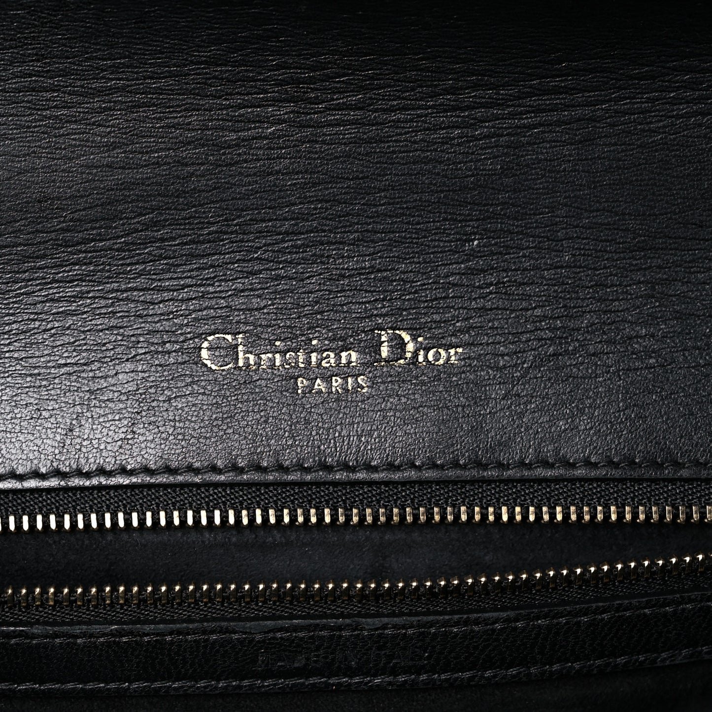 Lambskin Studded Medium Diorama Flap Bag Black
