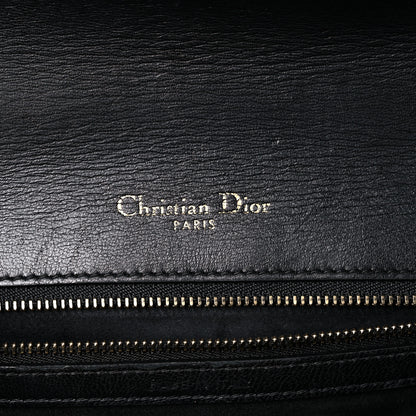 Christian Dior Lambskin Studded Medium Diorama Flap Bag Black 13 of 22