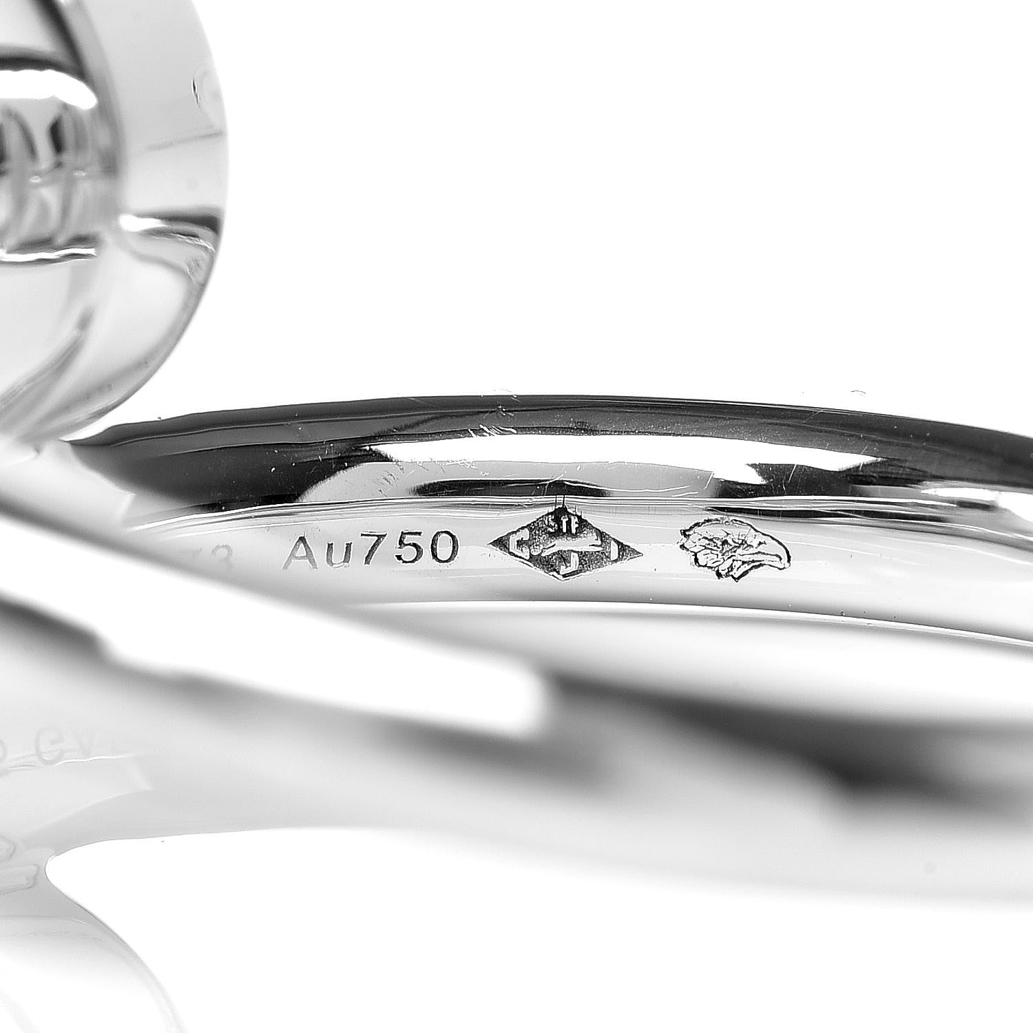 Cartier 18K White Gold Juste Un Clou Ring 55 7.25 6 of 6