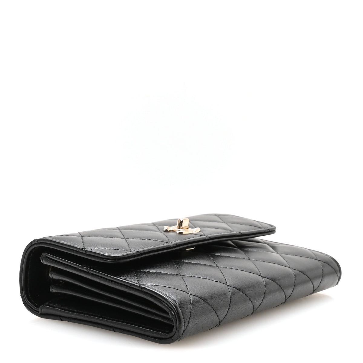 Chanel Lambskin Quilted Trendy CC Chain Clutch WOC Black 4 of 11