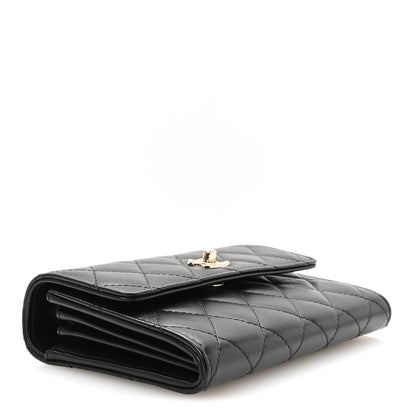 Chanel Lambskin Quilted Trendy CC Chain Clutch WOC Black 4 of 11