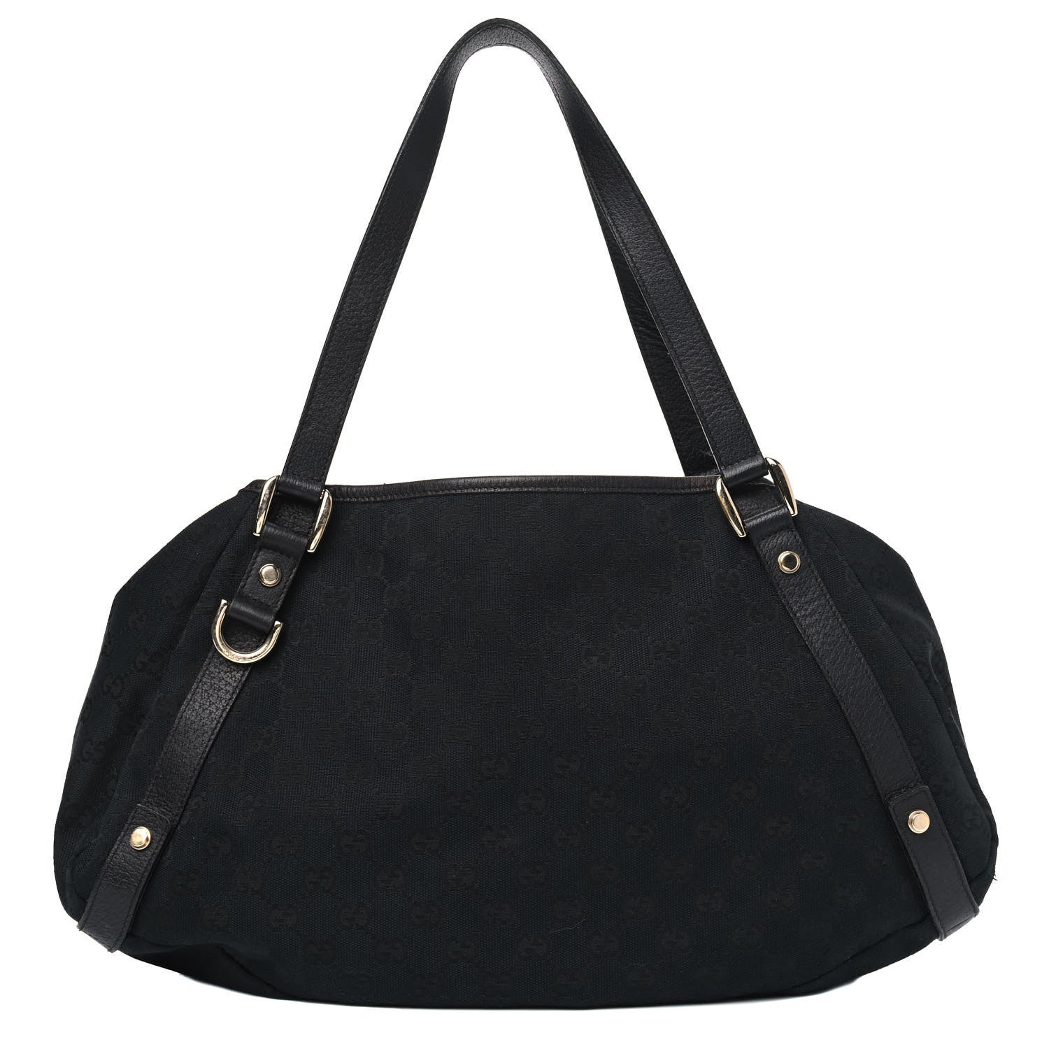 Gucci Monogram Medium Abbey Shoulder Bag Black 1 of 11