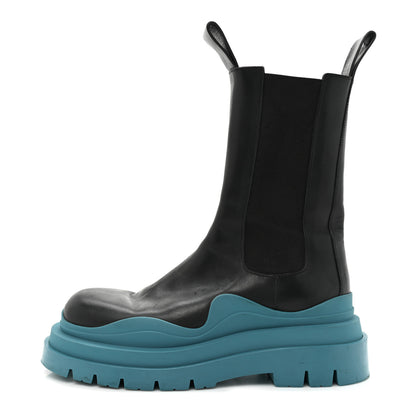 Bottega Veneta Calfskin Mens The Tire Chelsea Boots 42 Black Blaster 1 of 10