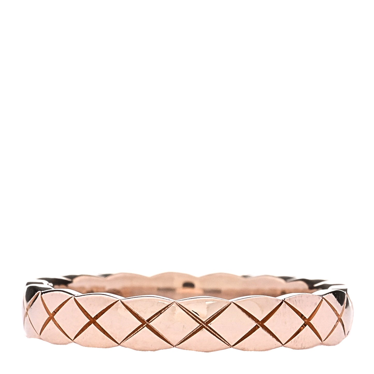 18K Beige Gold Mini Coco Crush Ring 51 5.75