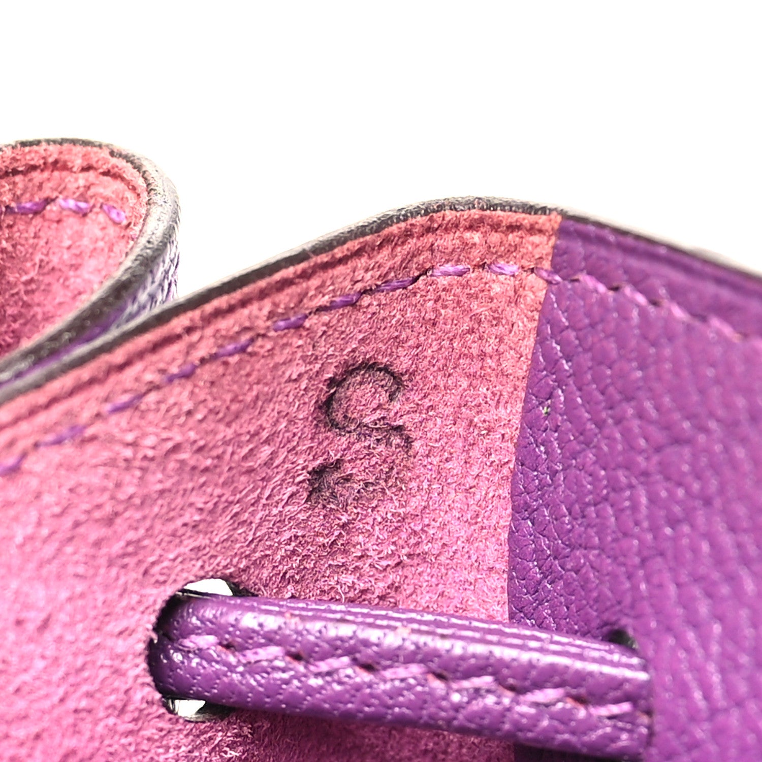 Hermes Chevre Mysore Vespa Pouch Cyclamen 7 of 12