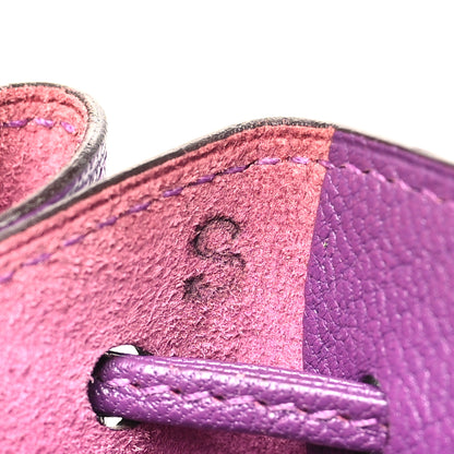 Hermes Chevre Mysore Vespa Pouch Cyclamen 7 of 12