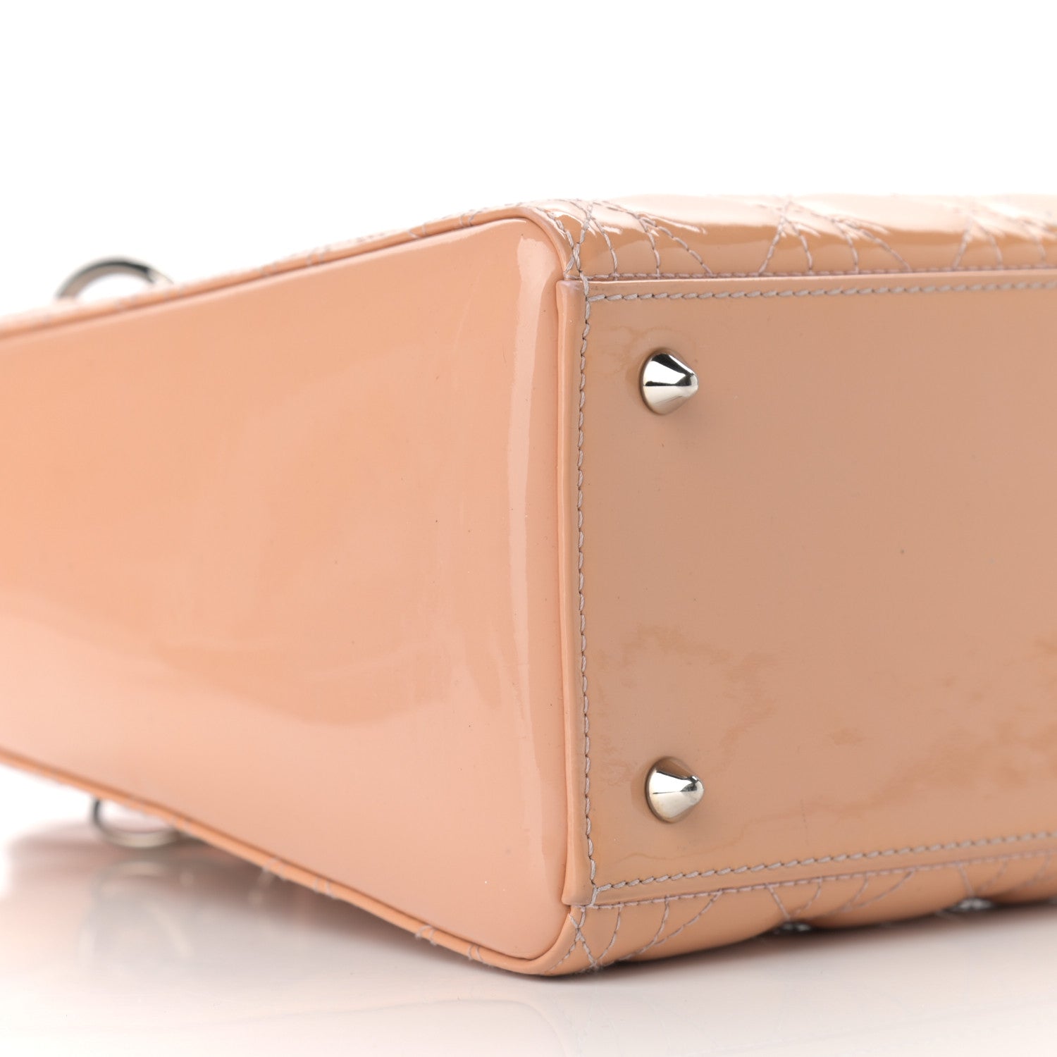 Christian Dior Patent Cannage Medium Lady Dior Pale Pink 9 of 14
