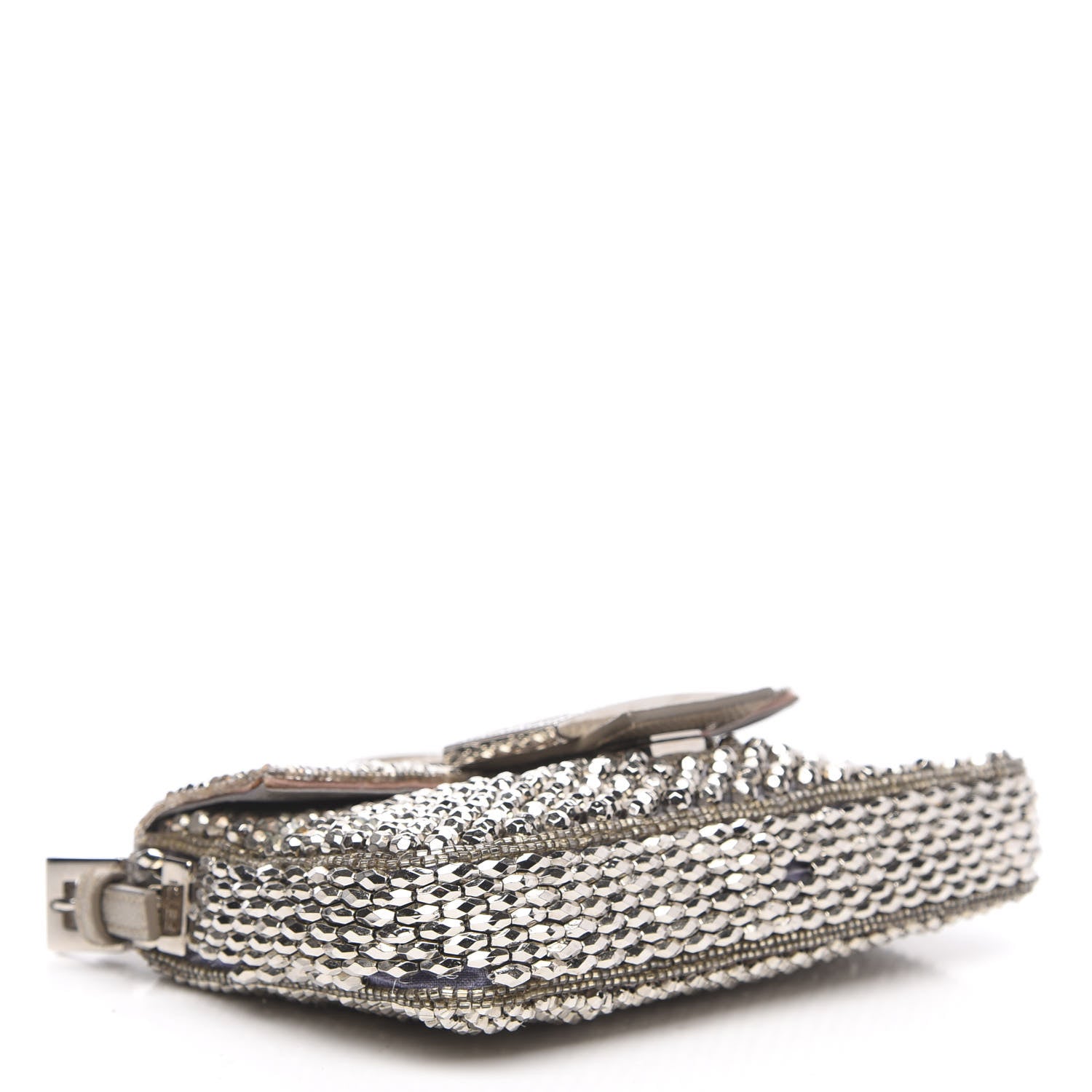 Fendi Beaded Baguette Gold 4 of 14