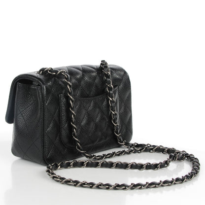 Chanel Caviar Quilted Mini Rectangular Flap Black 3 of 8