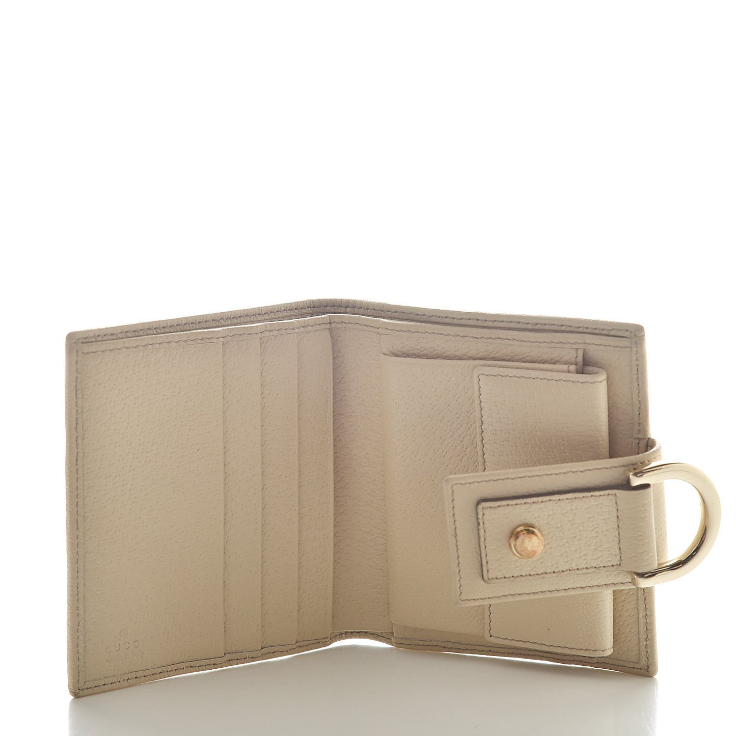 Monogram Abbey Compact Wallet White