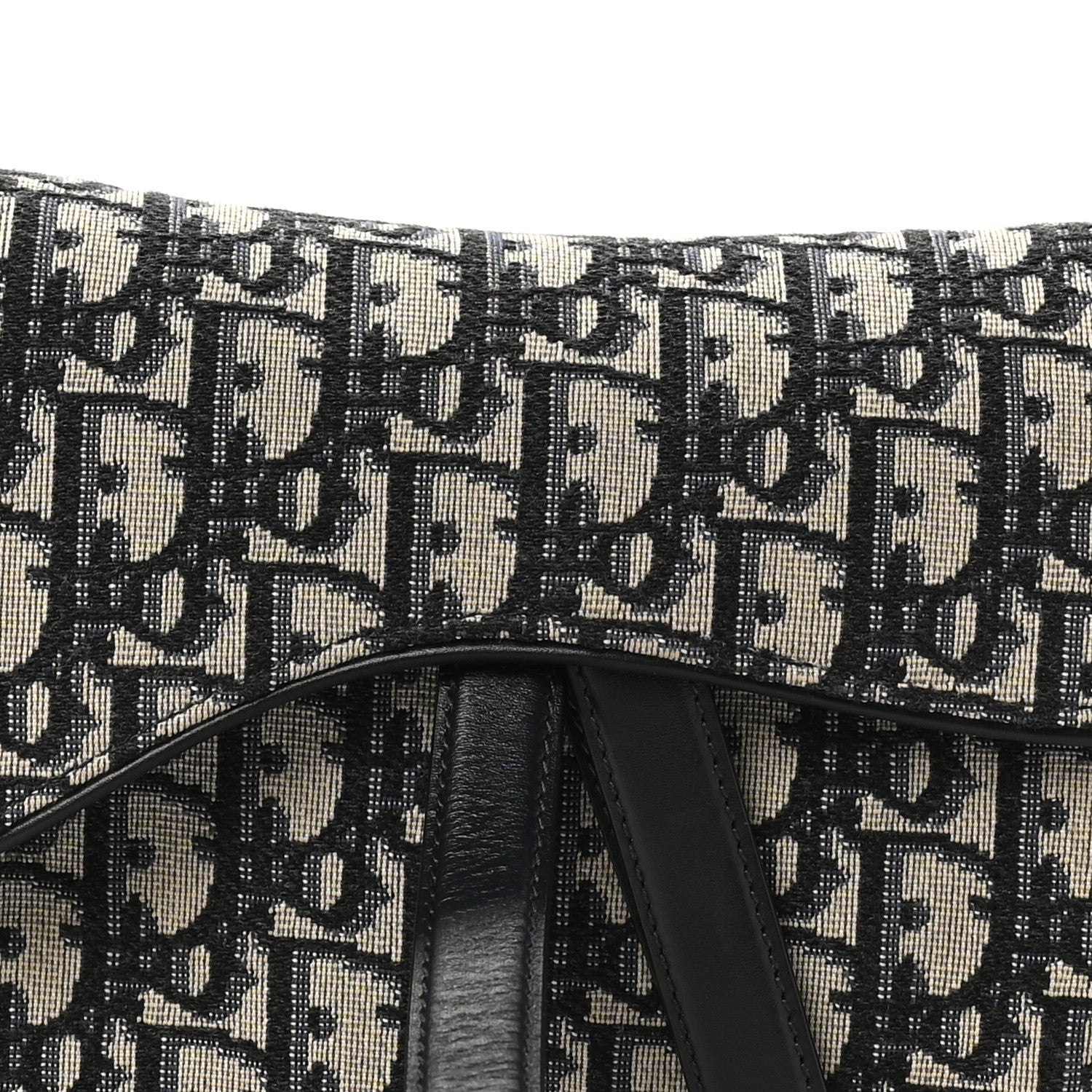 Christian Dior Oblique Saddle Bag Blue 8 of 11