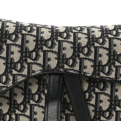 Christian Dior Oblique Saddle Bag Blue 8 of 11