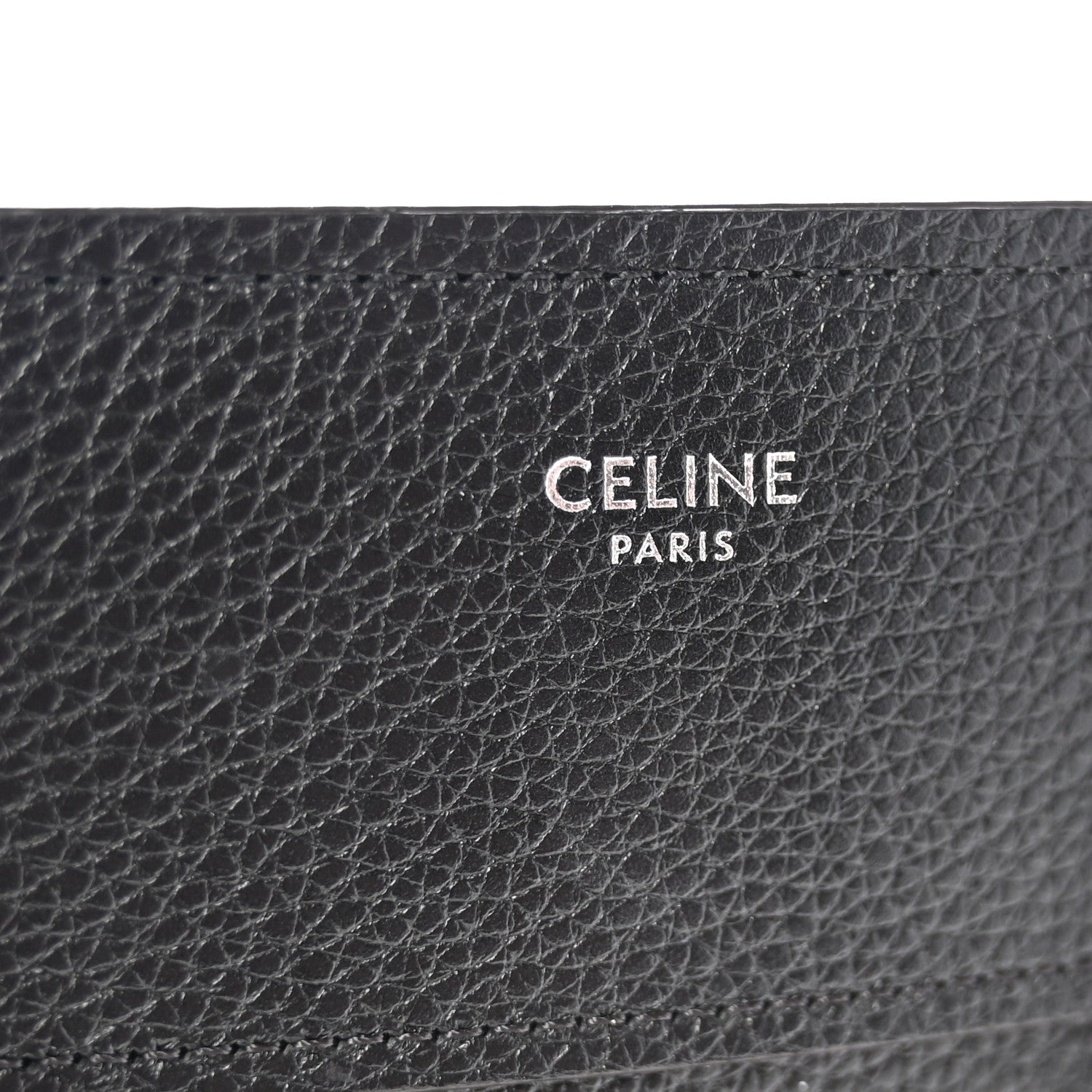 Celine Drummed Calfskin Mini Luggage Black 6 of 9
