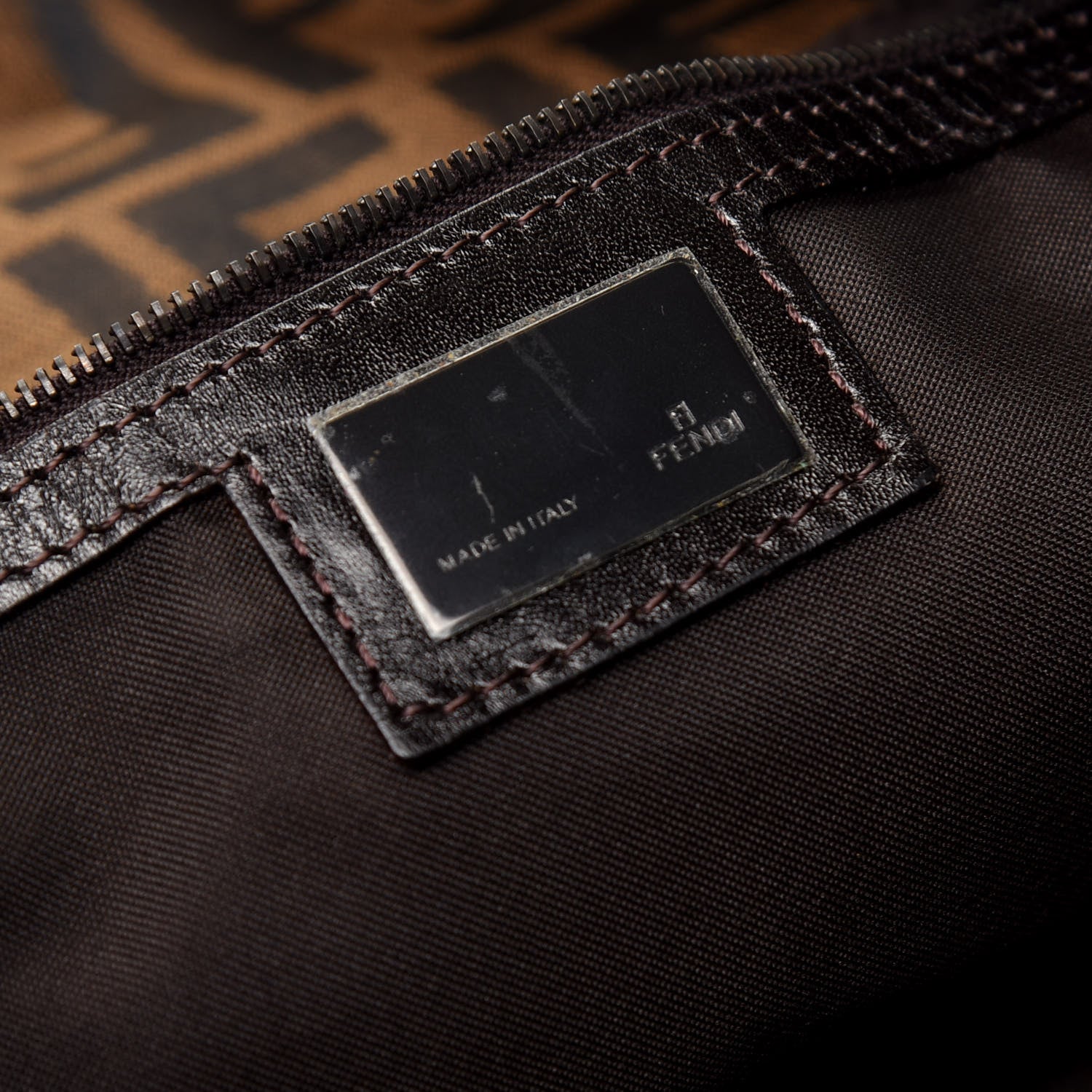 Fendi Zucca Small Shoulder BagTobacco 8 of 8