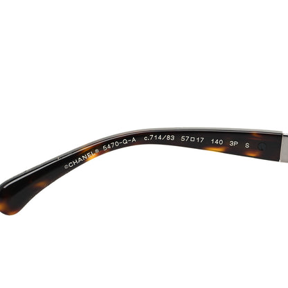 Chanel Acetate Chain Sunglasses 5470-Q-A Dark Havana 5 of 8