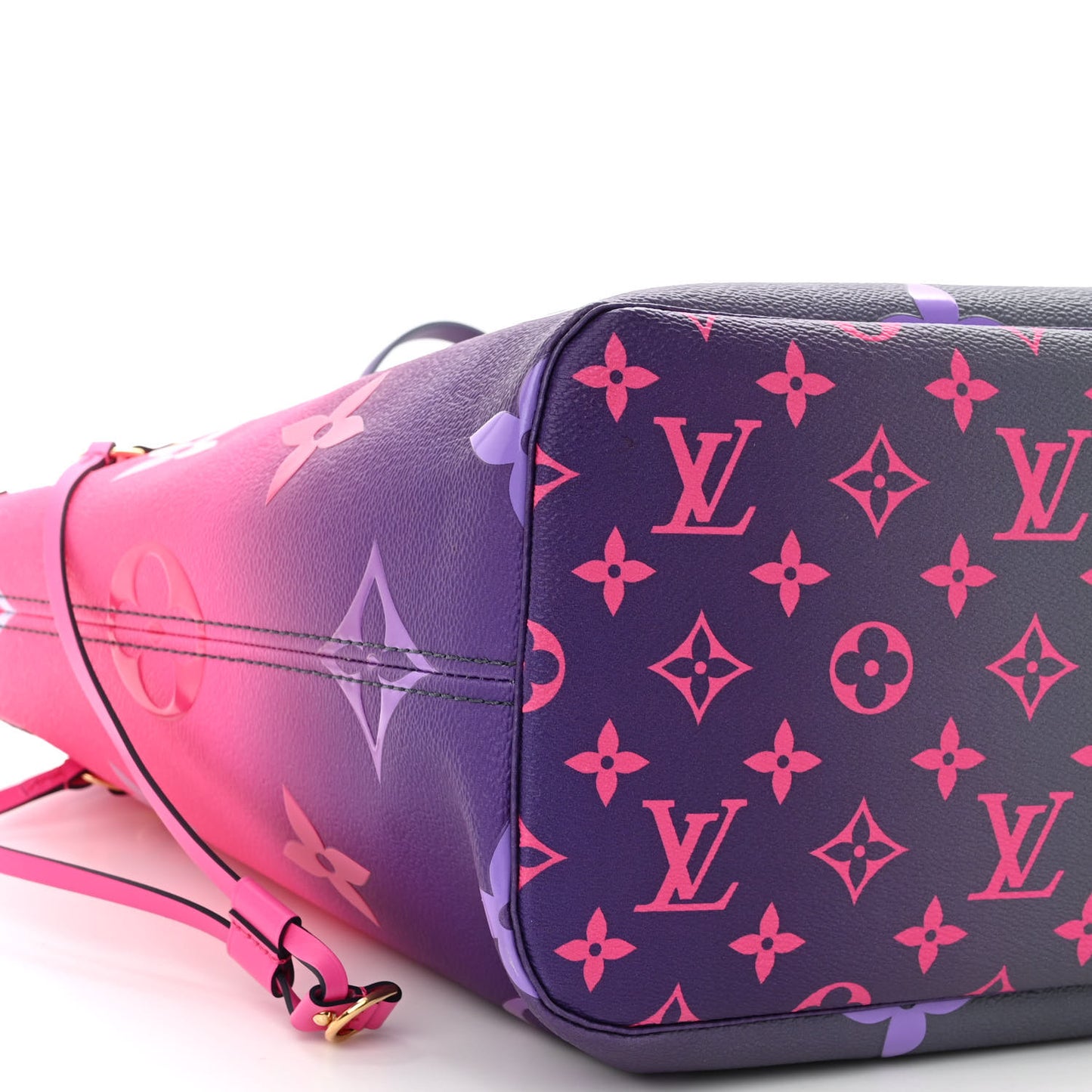 Monogram Giant Spring In The City Neverfull MM Midnight Fuchsia