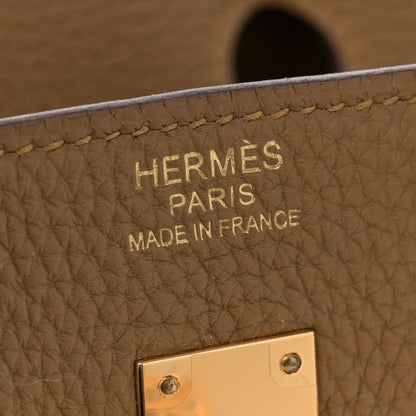 Hermes Togo Birkin 25 Bronze Dore 6 of 10